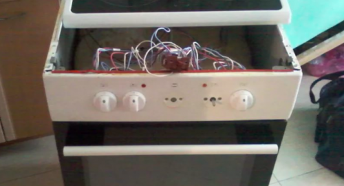 Ремонт керамической электроплиты. Лесные Поляны